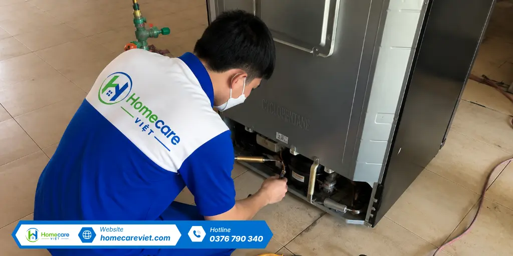 Dịch vụ sửa tủ đông chuyên nghiệp tại Homecare Việt