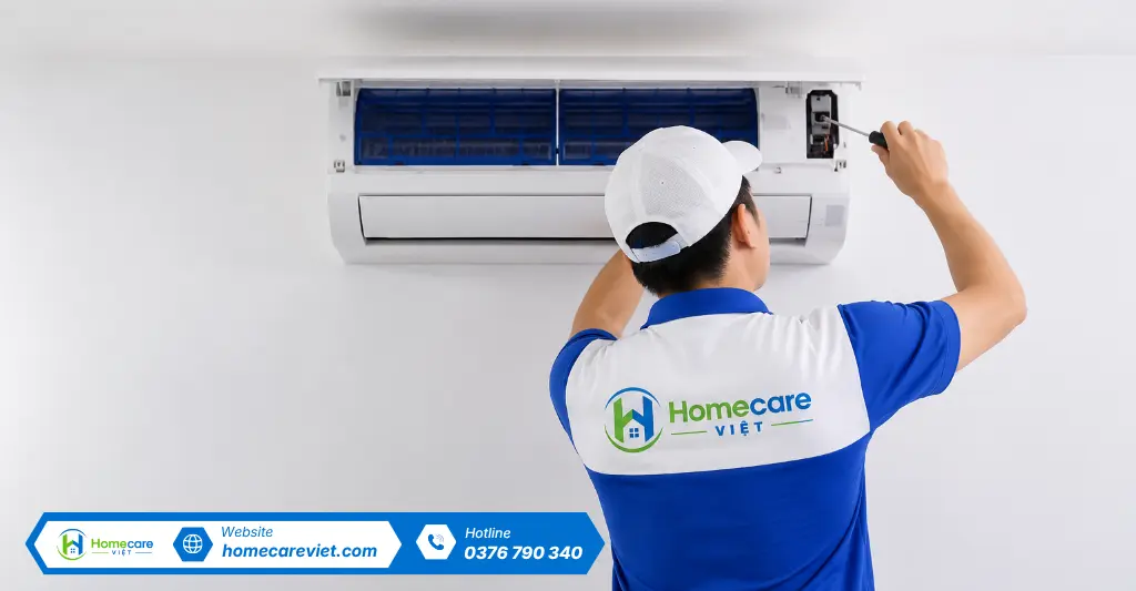 Giới thiệu dịch vụ tháo lắp máy lạnh tại Homecare Việt