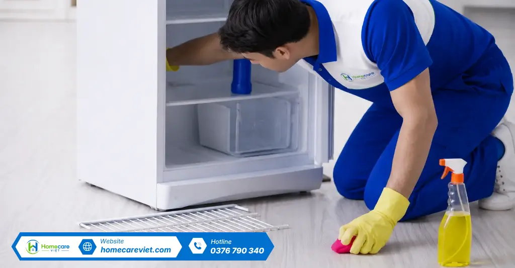 Giới thiệu dịch vụ vệ sinh tủ lạnh tại Homecare Việt