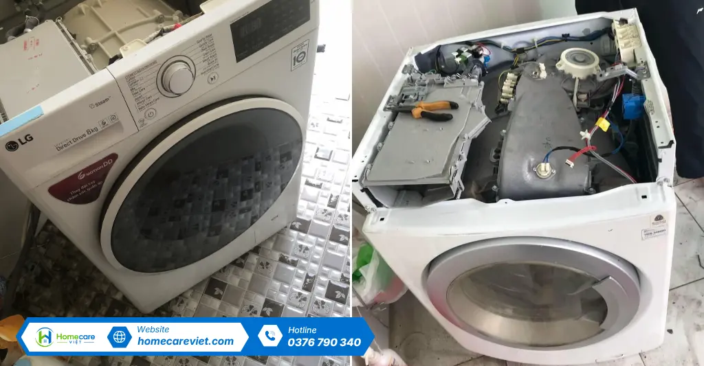 Những dấu hiệu cho thấy máy giặt cần được kiểm tra và sửa chữa