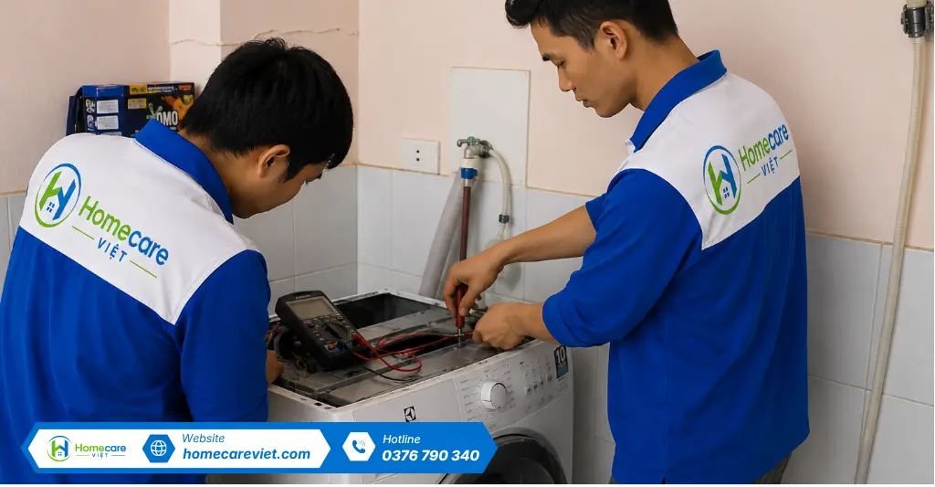 Sửa máy giặt Electrolux báo lỗi không vắt tại Quận Gò Vấp