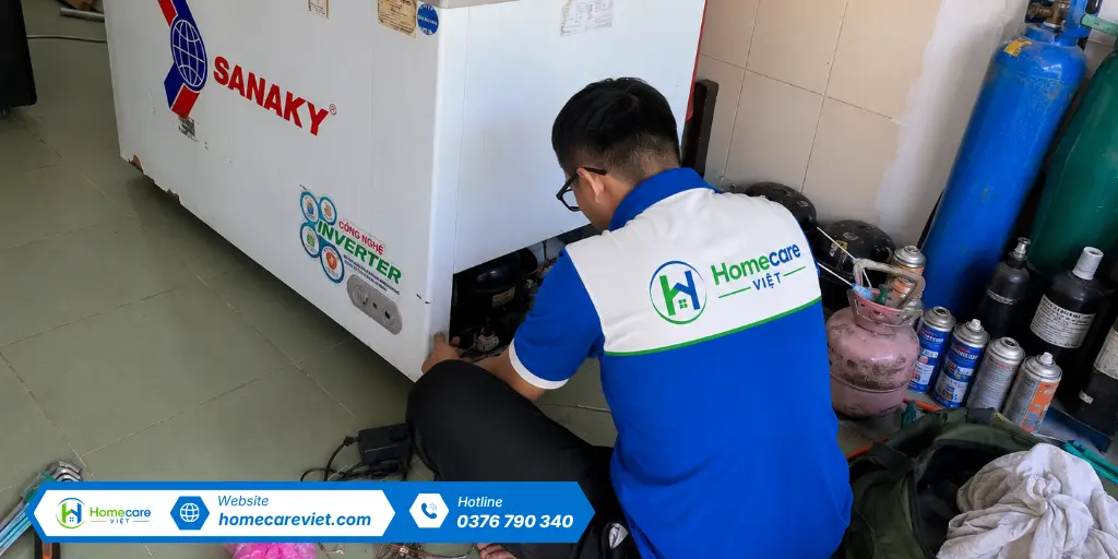 Sửa tủ đông Sanaky tại phường Phú Thọ Hòa