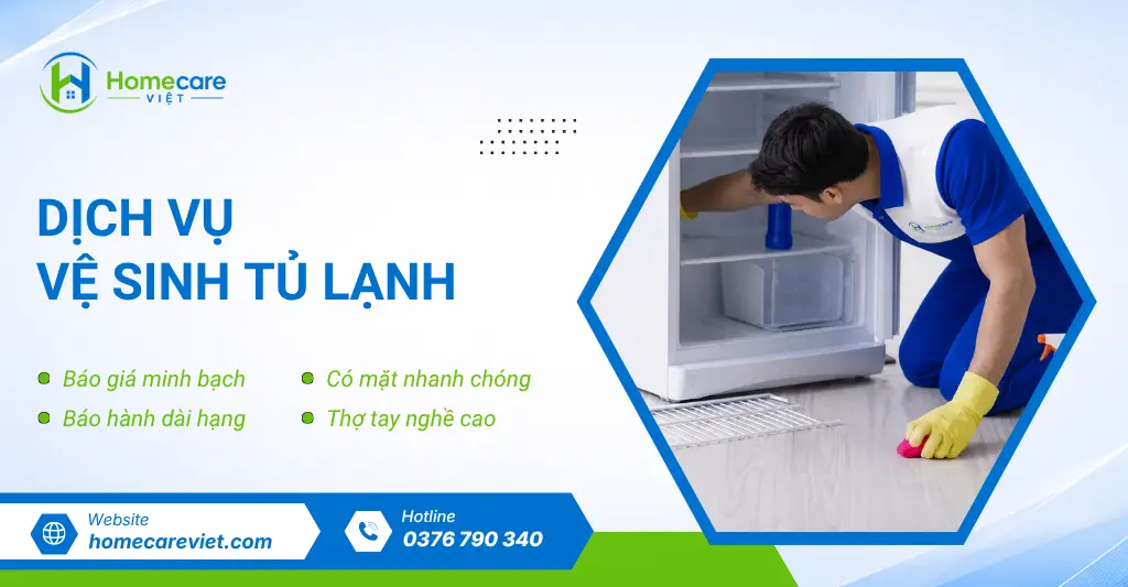 Vệ sinh tủ lạnh