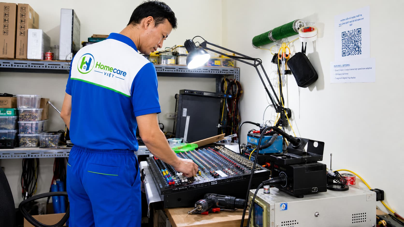 Sửa bàn mixer