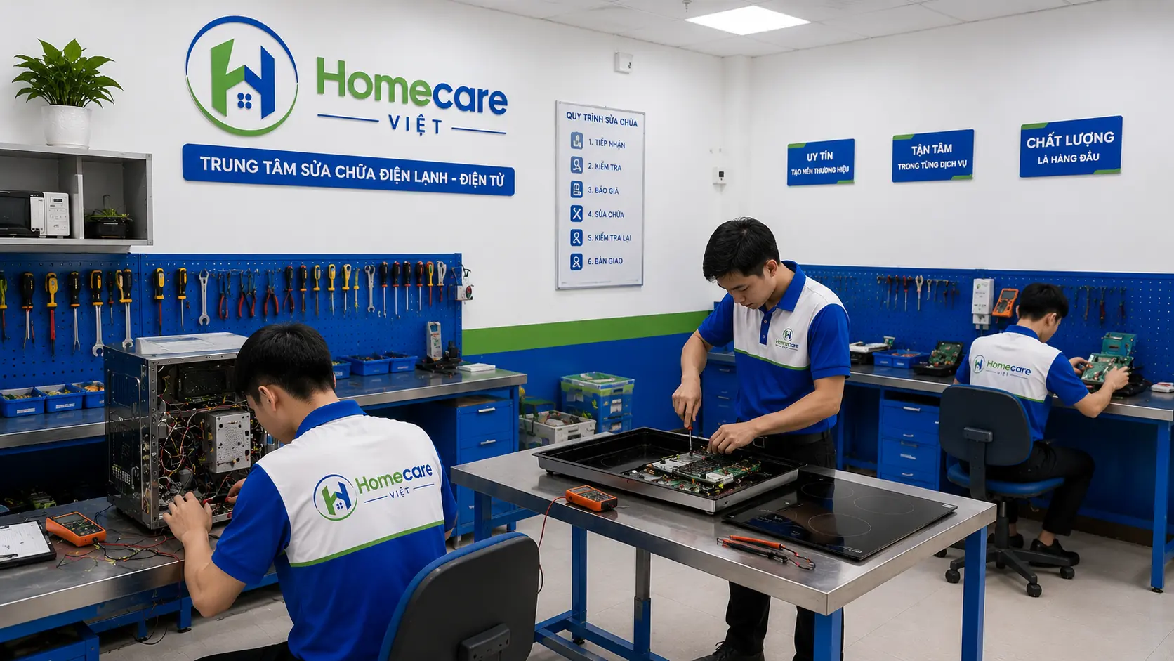 Đội ngũ Homecare Việt cam kết chất lượng hiện tại
