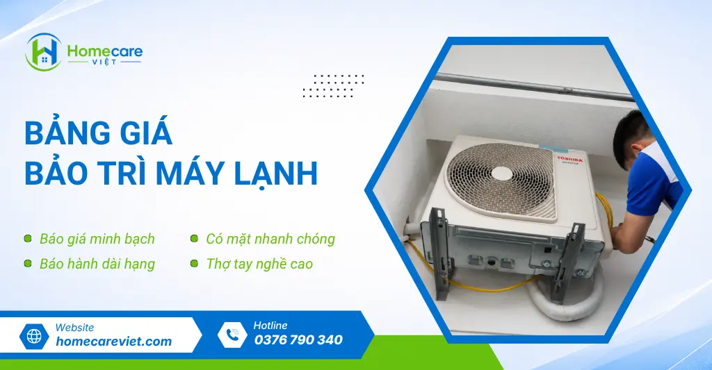 Bảng giá bảo trì máy lạnh