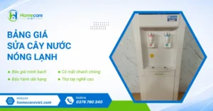 Bảng giá sửa cây nước nóng lạnh