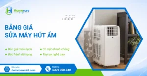 Bảng giá sửa máy hút ẩm