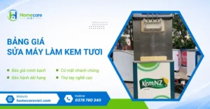 Bảng giá sửa máy làm kem tươi