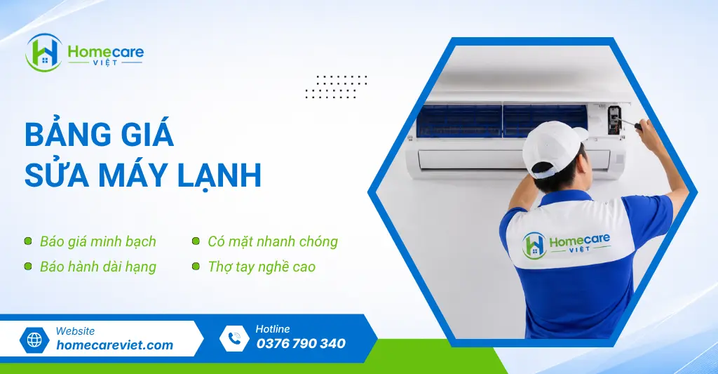 Bảng giá sửa máy lạnh