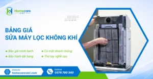 Bảng giá sửa máy lọc không khí