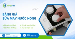 Bảng giá sửa máy nước nóng