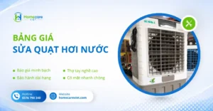 Bảng giá sửa quạt hơi nước