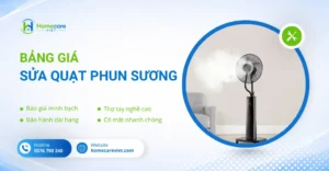 Bảng giá sửa quạt phun sương