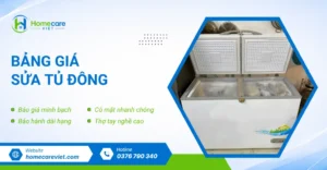 Bảng giá sửa tủ đông
