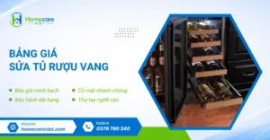 Bảng giá sửa tủ rượu vang