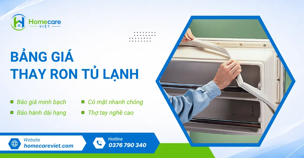 Bảng giá thay ron tủ lạnh