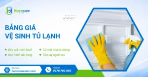 Bảng giá vệ sinh tủ lạnh