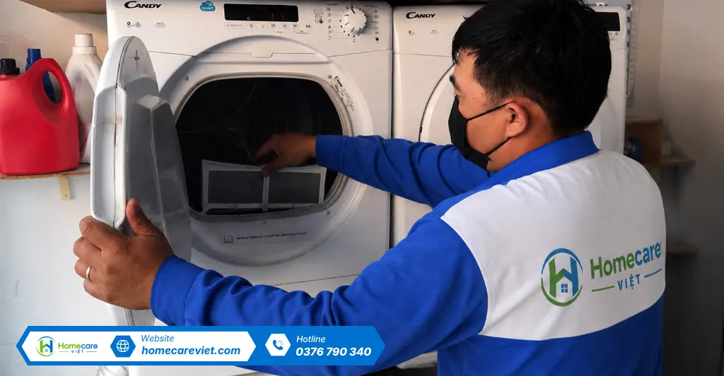 Giới thiệu dịch vụ sửa máy sấy quần áo của Homecare Việt