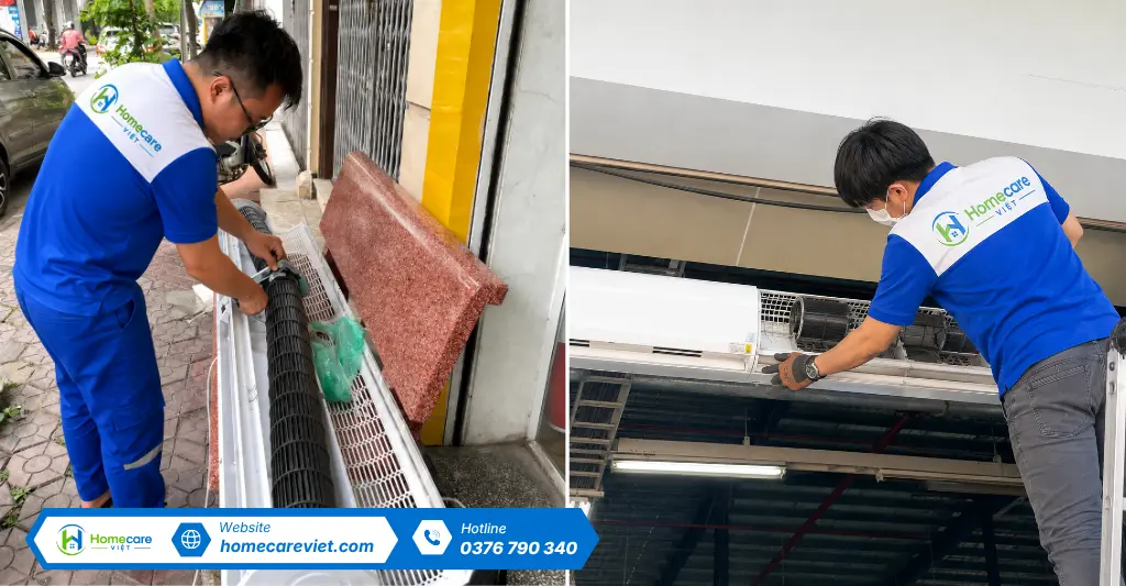 Quy trình sửa quạt chắn gió chuyên nghiệp tại Homecare Việt