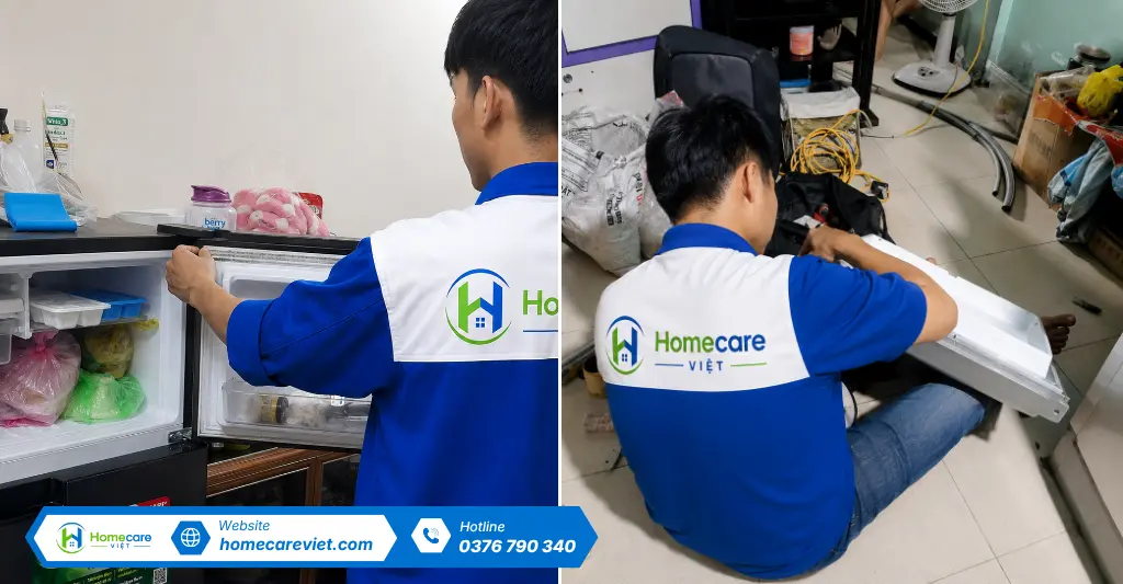 Quy trình thay ron tủ lạnh chuyên nghiệp tại Homecare Việt