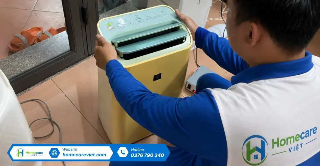Sửa máy hút ẩm bị chảy nước tại Tân Phú