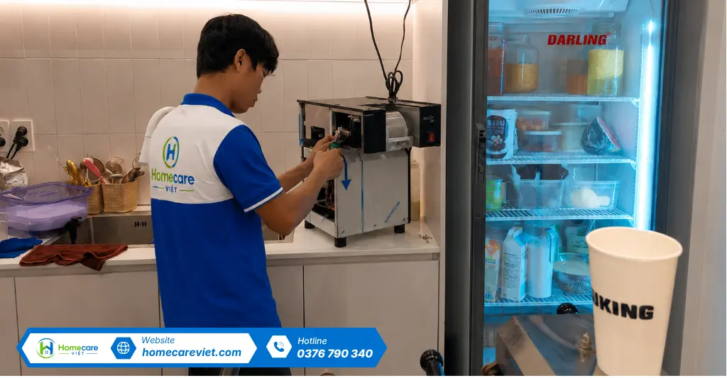 Sửa máy kem tươi ra kem không đều tại Quận 7