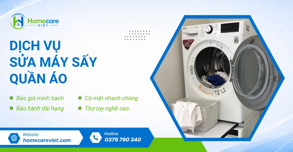 sửa máy sấy quần áo