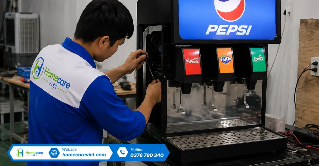 Sửa máy soda ít ga tại Quận 3
