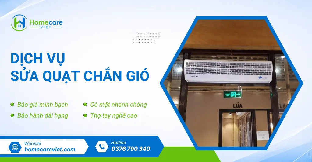 Sửa quạt chắn gió