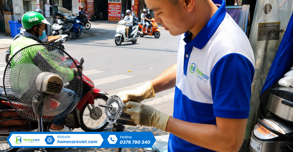 Sửa quạt phun sương quay yếu tại TP. Thủ Đức