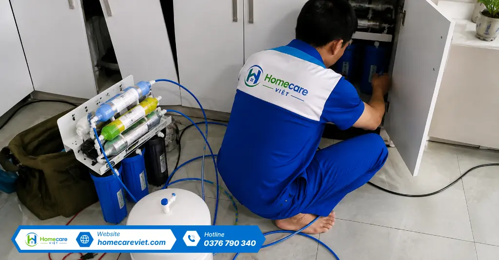 Vì sao nhiều khách hàng chọn Homecare Việt khi cần sửa máy lọc nước