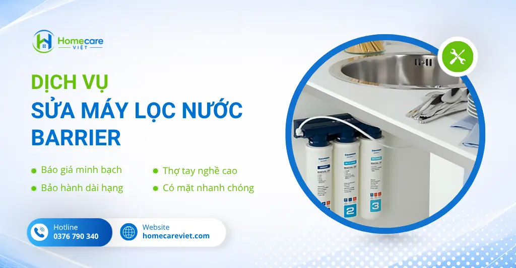 Sửa máy lọc nước barrier