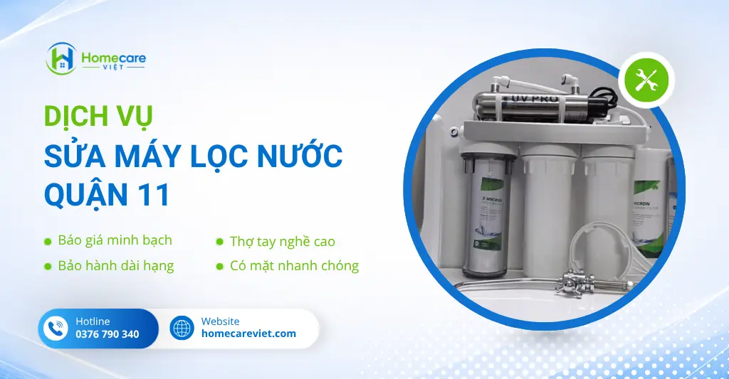 Sửa máy lọc nước quận 11