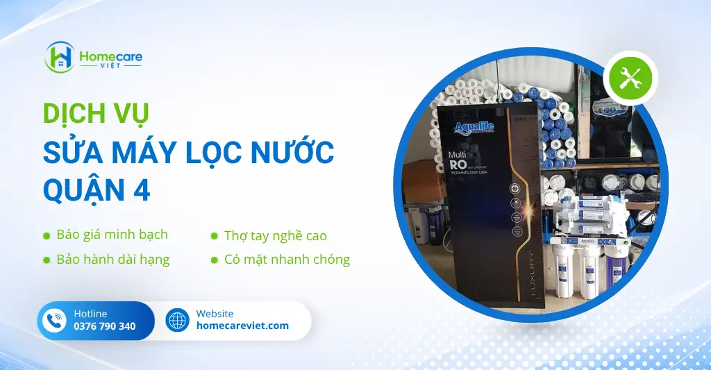 Sửa máy lọc nước quận 4