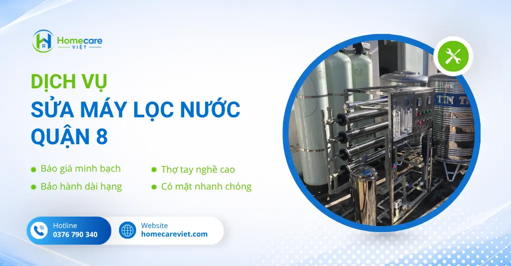 Sửa máy lọc nước quận 8