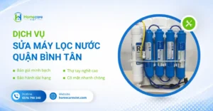 Sửa máy lọc nước quận Bình Tân