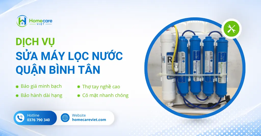 Sửa máy lọc nước quận Bình Tân