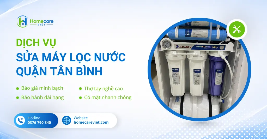Sửa máy lọc nước quận Tân Bình