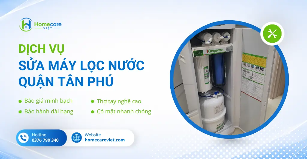 Sửa máy lọc nước quận tân phú