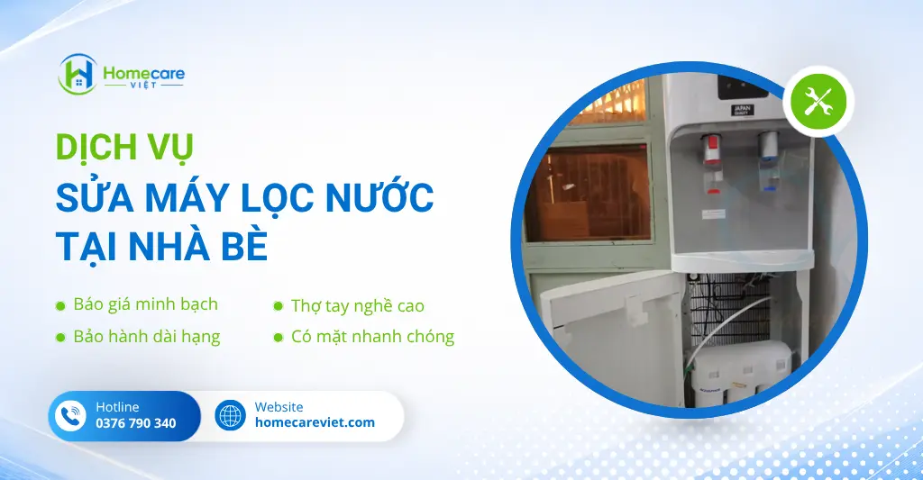 Sửa máy lọc nước tại nhà bè