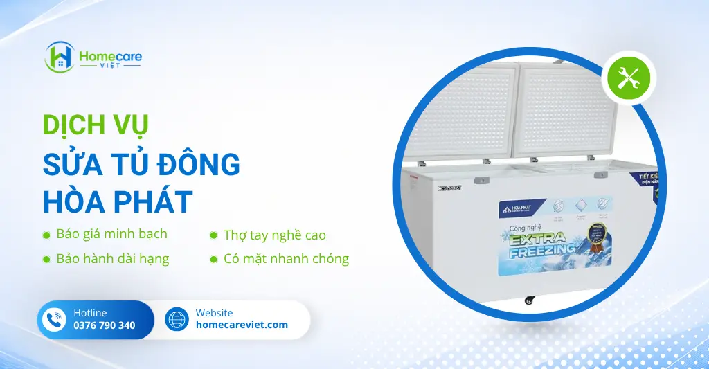 Sửa tủ đông Hòa Phát