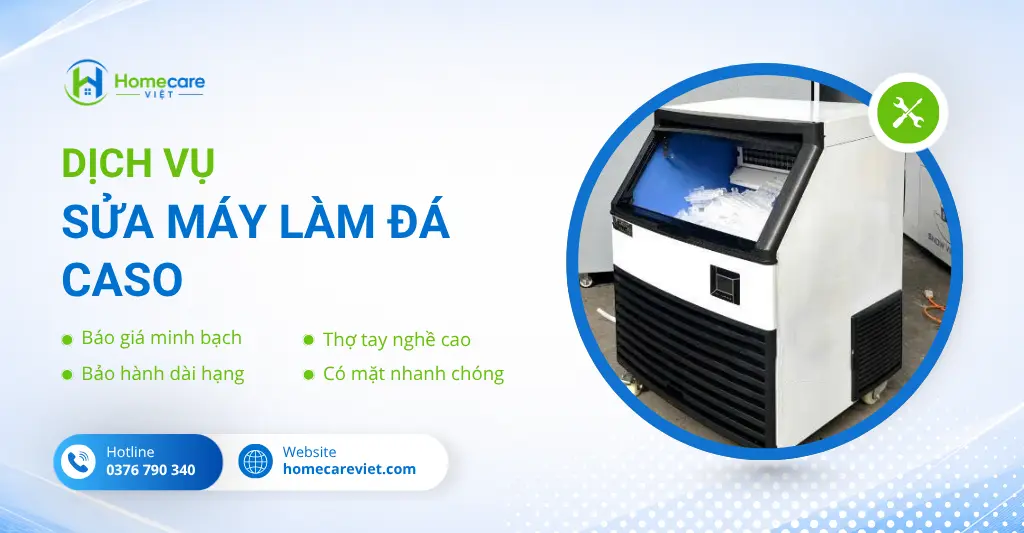 sửa máy làm đá Caso