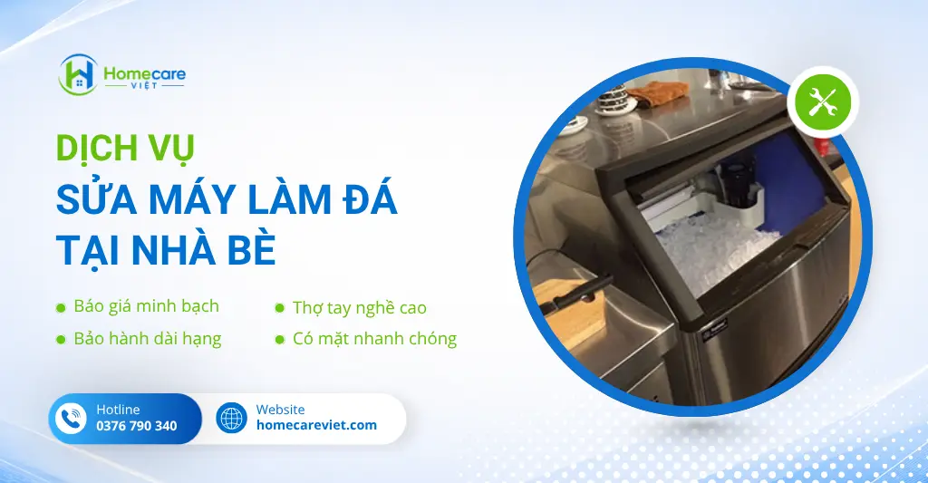 sửa máy làm đá tại nhà bè