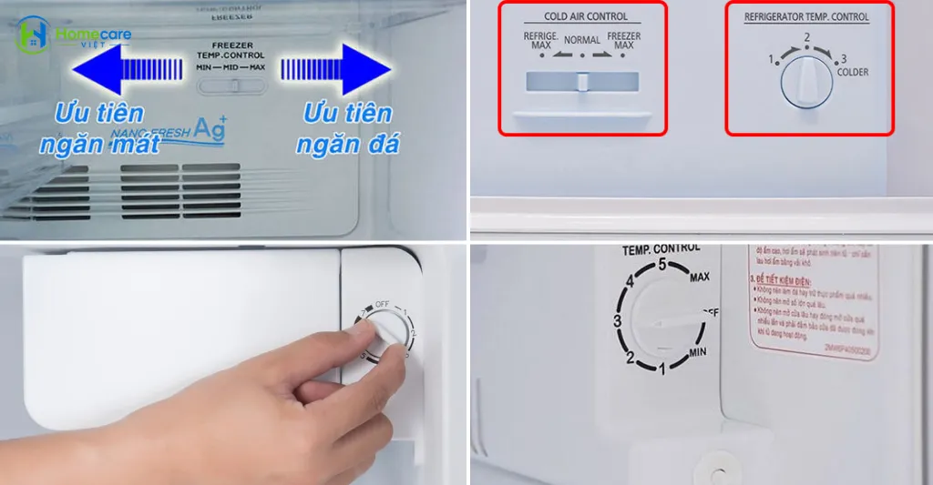 Cách điều chỉnh nhiệt độ tủ đông đúng cách