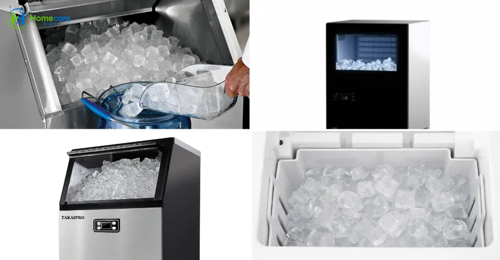 Những yếu tố ảnh hưởng đến kích thước máy làm đá