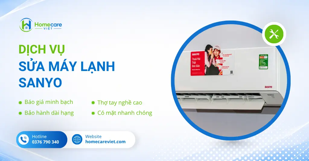 Sửa máy lạnh Sanyo