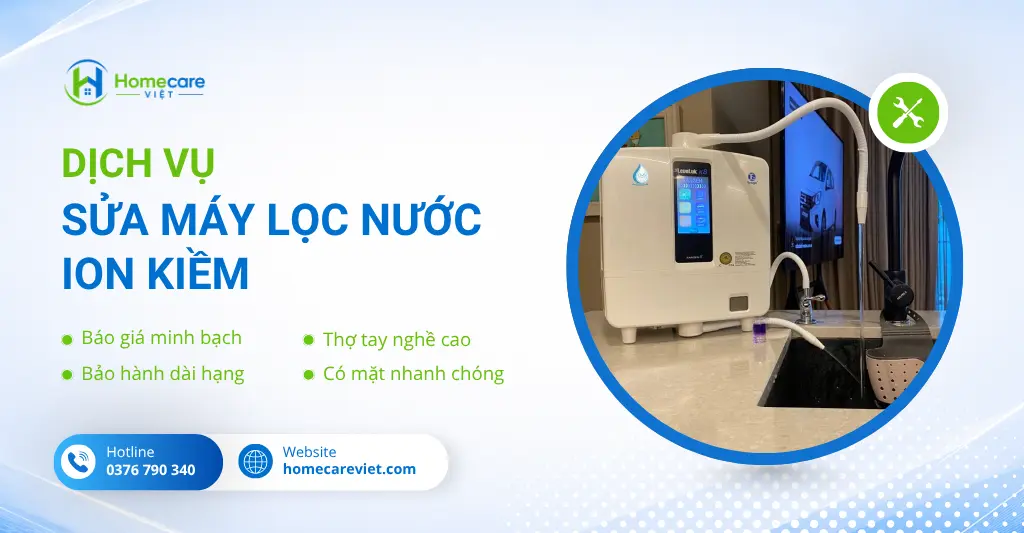 Sửa máy lọc nước Ion Kiềm