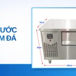 kích thước máy làm đá