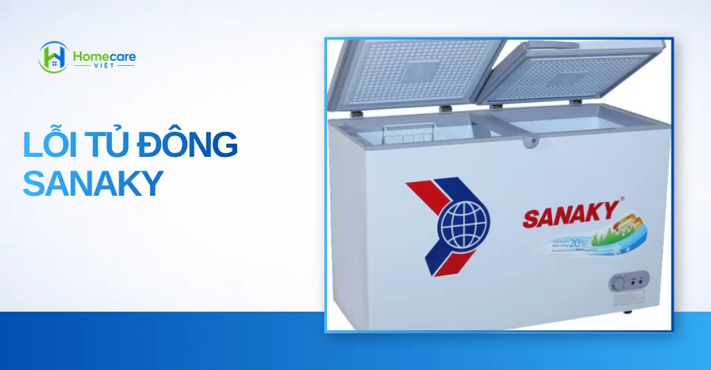 lỗi tủ đông Sanaky